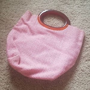 Vintage 60's Pink Clutch Purse